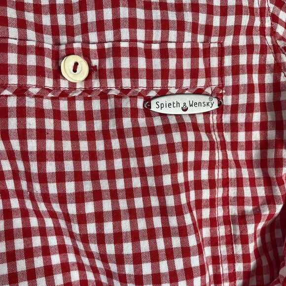 Spieth & Wensky Button Up Shirt Men’s XL Long Sleeve Plaid Preppy Designer Work - Picture 3 of 8